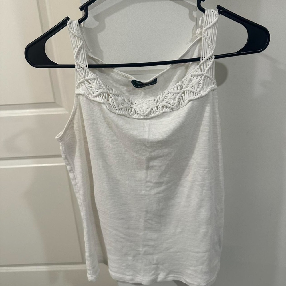 Ralph Lauren White Knit Top